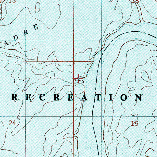 Topographic Map of Padre Canyon, UT