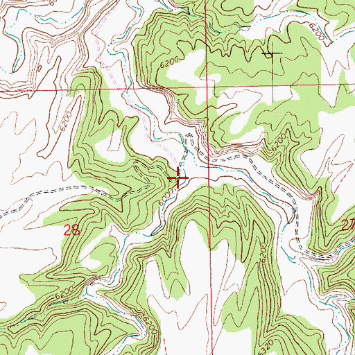 Topographic Map of Park Canyon, UT