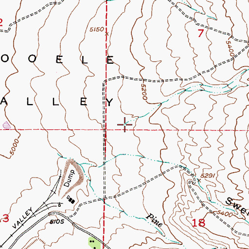 Topographic Map of Pass Canyon, UT