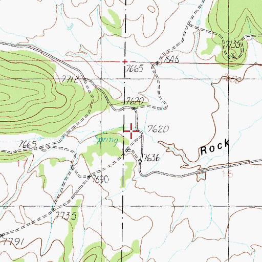 Topographic Map of Pass Creek, UT
