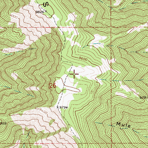 Topographic Map of Patmos Ridge, UT