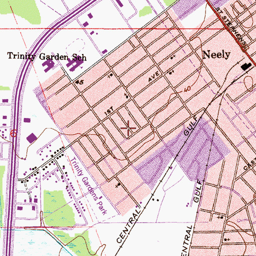 Topographic Map of Apostolic Pentecostal Holy Church of God, AL