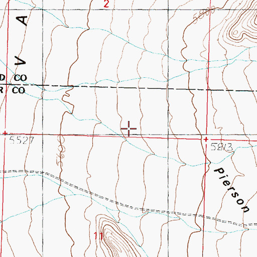 Topographic Map of Pierson Cove, UT