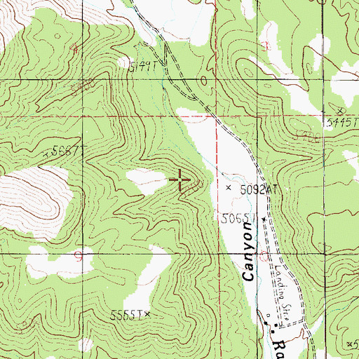 Topographic Map of Pilling Ranch, UT
