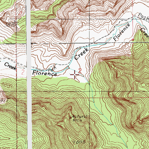Topographic Map of Pine Canyon, UT