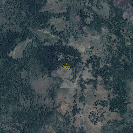 Aerial/Satellite Image of Pine Spring Knoll, UT
