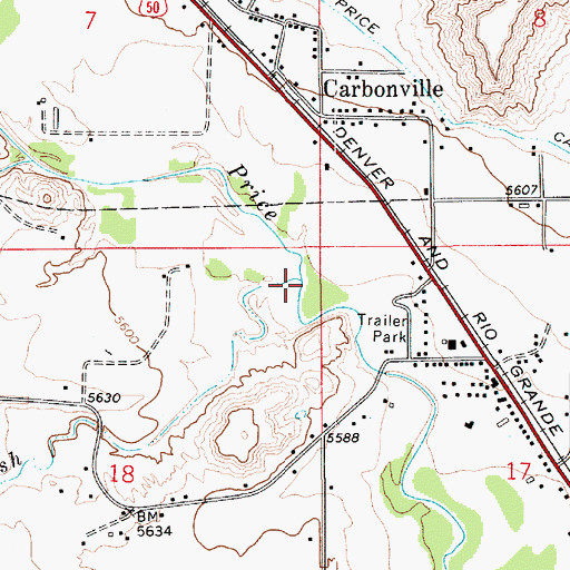 Topographic Map of Pinnacle Wash, UT