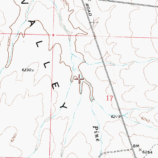Topographic Map of Pinto Creek, UT