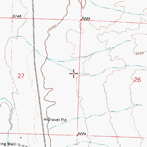 Topographic Map of Pony Express Canyon, UT