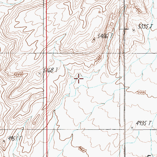 Topographic Map of Poulas Tanks (historical), UT