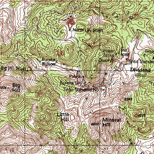 Topographic Map of Provo, UT