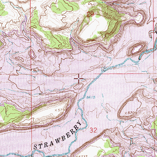 Topographic Map of Rabbit Gulch, UT