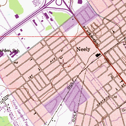 Topographic Map of Big Star Church of God, AL