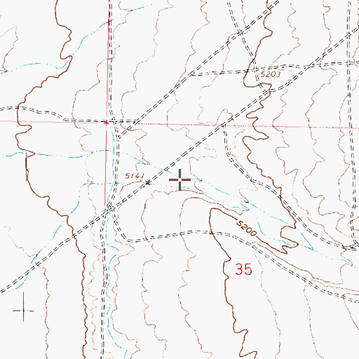 Topographic Map of Ranch Canyon, UT