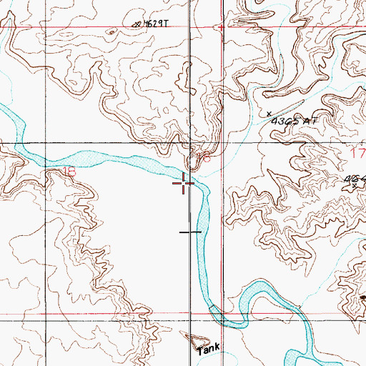 Topographic Map of Red Canyon, UT