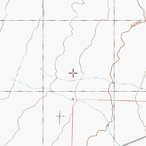 Topographic Map of Red Gulch, UT