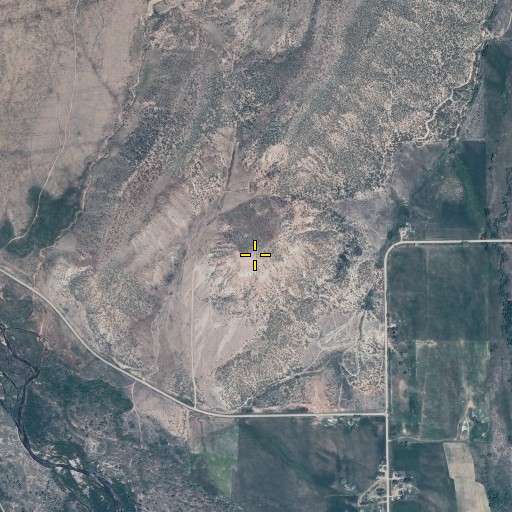 Aerial/Satellite Image of Red Knoll, UT
