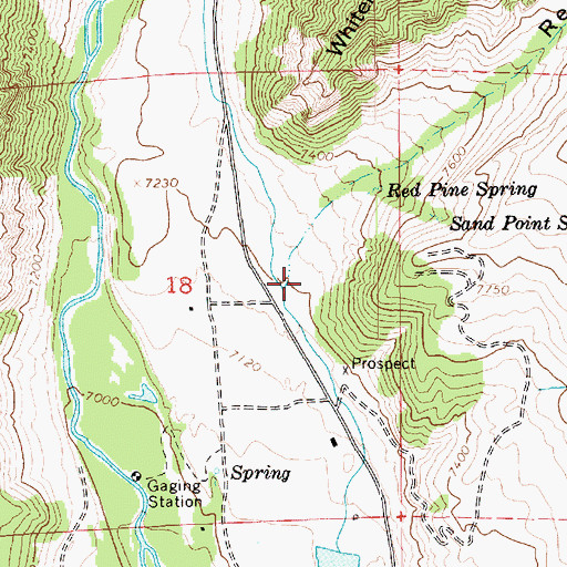 Topographic Map of Red Pine Canyon, UT