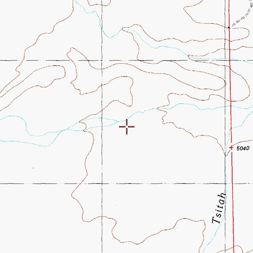 Topographic Map of Red Shirt Reservoir, UT