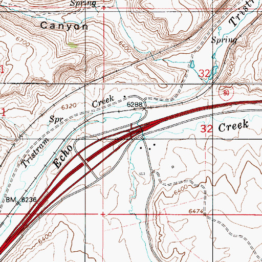 Topographic Map of Rees Creek, UT