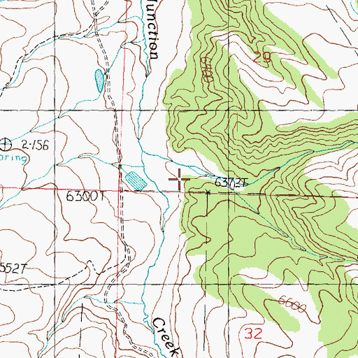 Topographic Map of Road Canyon, UT
