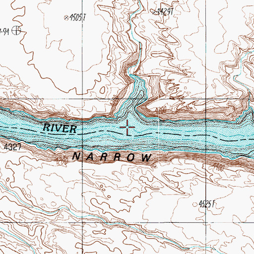 Topographic Map of Rock Canyon, UT