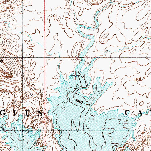 Topographic Map of Rock Creek, UT