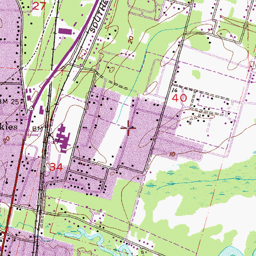Topographic Map of Cedar Grove Baptist Church, AL