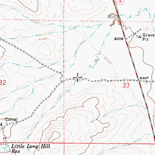 Topographic Map of Sage Hollow, UT