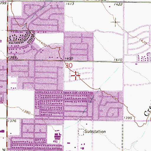 Topographic Map of Cave Buttes Dam, AZ