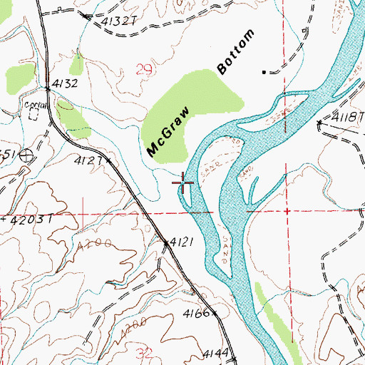 Topographic Map of Sagers Wash, UT
