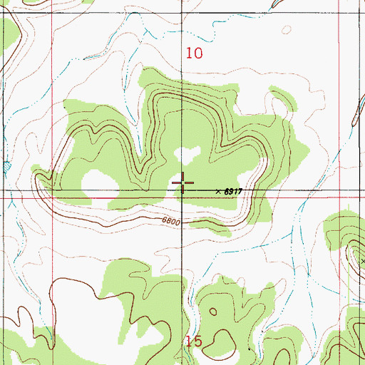 Topographic Map of San Rafael Swell, UT