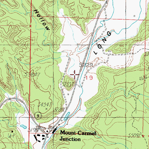 Topographic Map of Sand Wash, UT