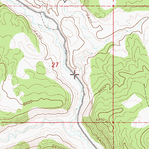 Topographic Map of Sand Wash, UT