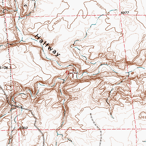 Topographic Map of Sand Wash, UT