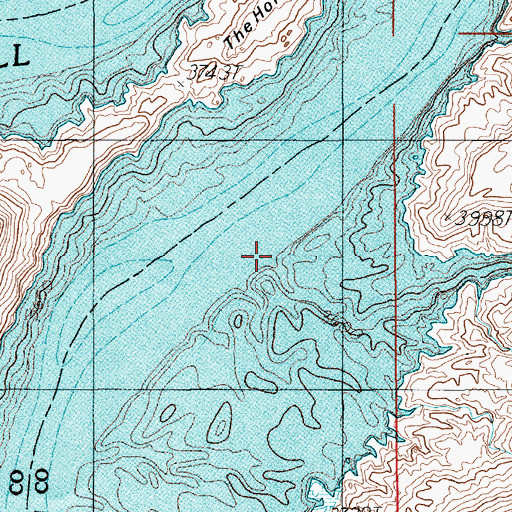 Topographic Map of Scorup Canyon, UT