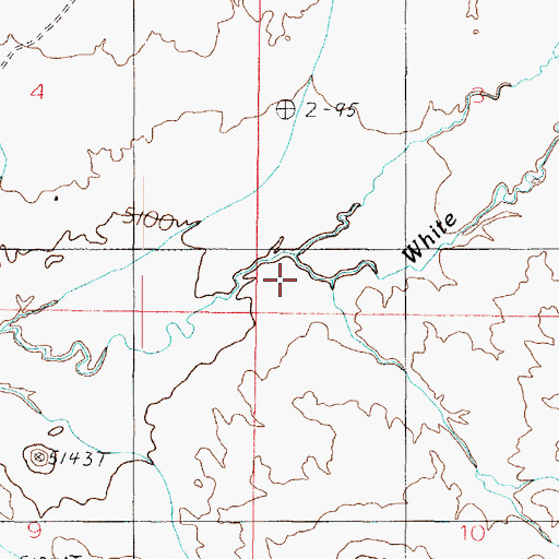 Topographic Map of Seaman Wash, AZ