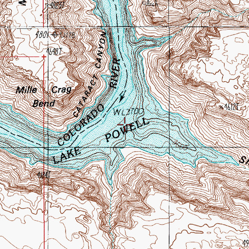 Topographic Map of Sheep Canyon, UT