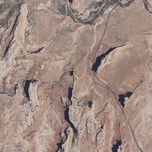 Aerial/Satellite Image of Sheep Rock, UT