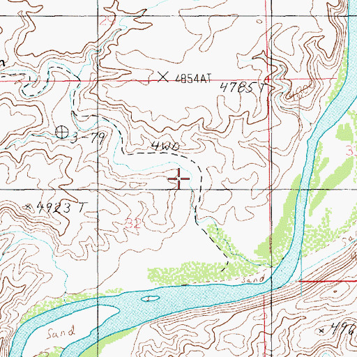 Topographic Map of Sheep Wash, UT
