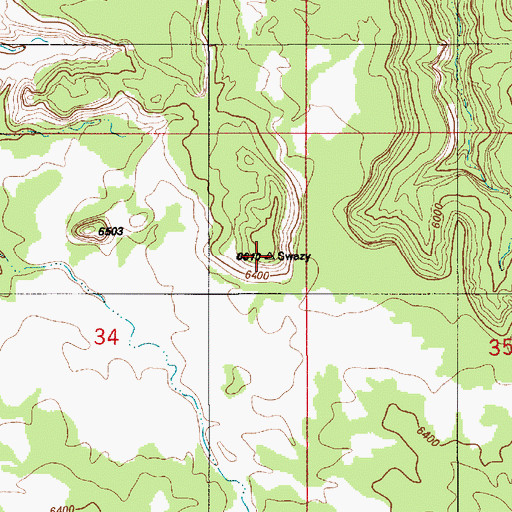 Topographic Map of Sids Mountain, UT