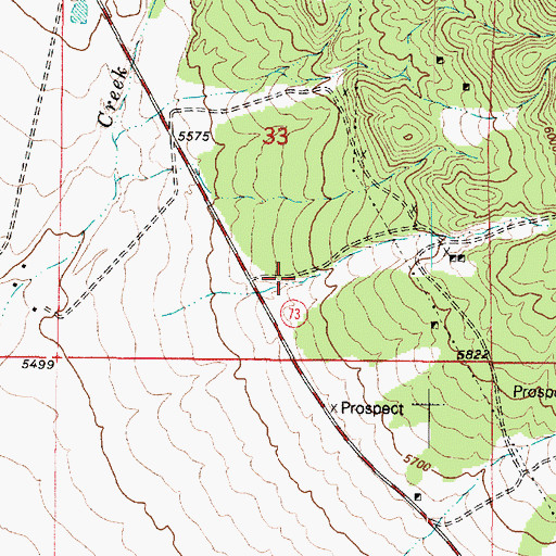 Topographic Map of Silverado Canyon, UT