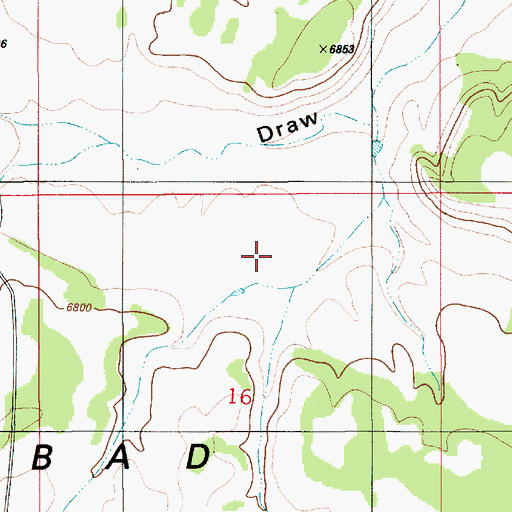 Topographic Map of Sinbad Country, UT