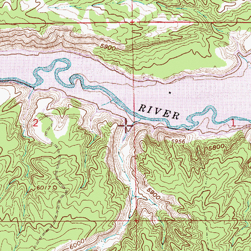Topographic Map of Skitzy Canyon, UT
