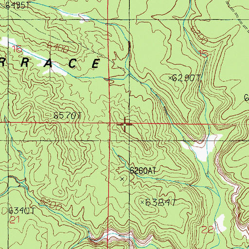 Topographic Map of Skutumpah Terrace, UT