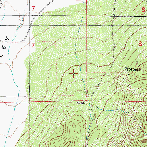 Topographic Map of Slate Jack Canyon, UT
