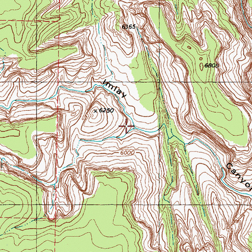 Topographic Map of Sleepy Hollow, UT