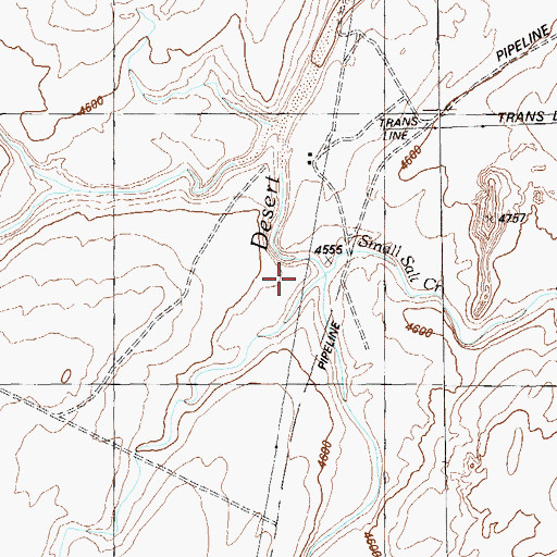 Topographic Map of Small Salt Creek, UT