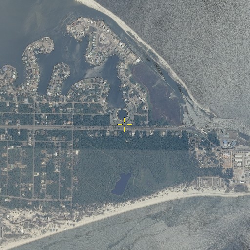 Aerial/Satellite Image of Colony Cove Yacht Club, AL