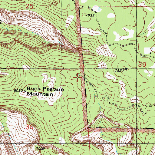 Topographic Map of Smith Cabin, UT